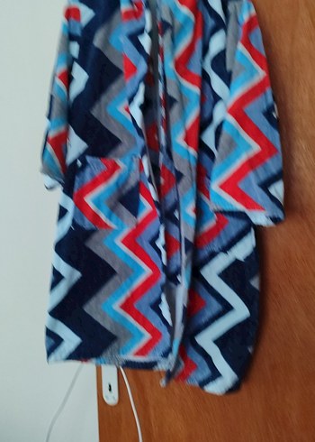 Çocuk için Çok Renkli Batik Desenli Bornoz