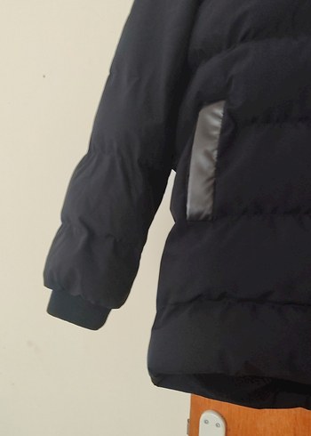 Siyah Mini erkek çocuk Kışlık Mont DESMO - Görsel 4