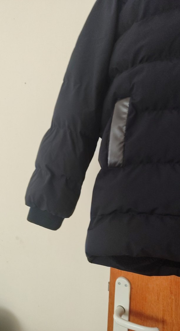 Siyah Mini erkek çocuk Kışlık Mont DESMO - Görsel 4