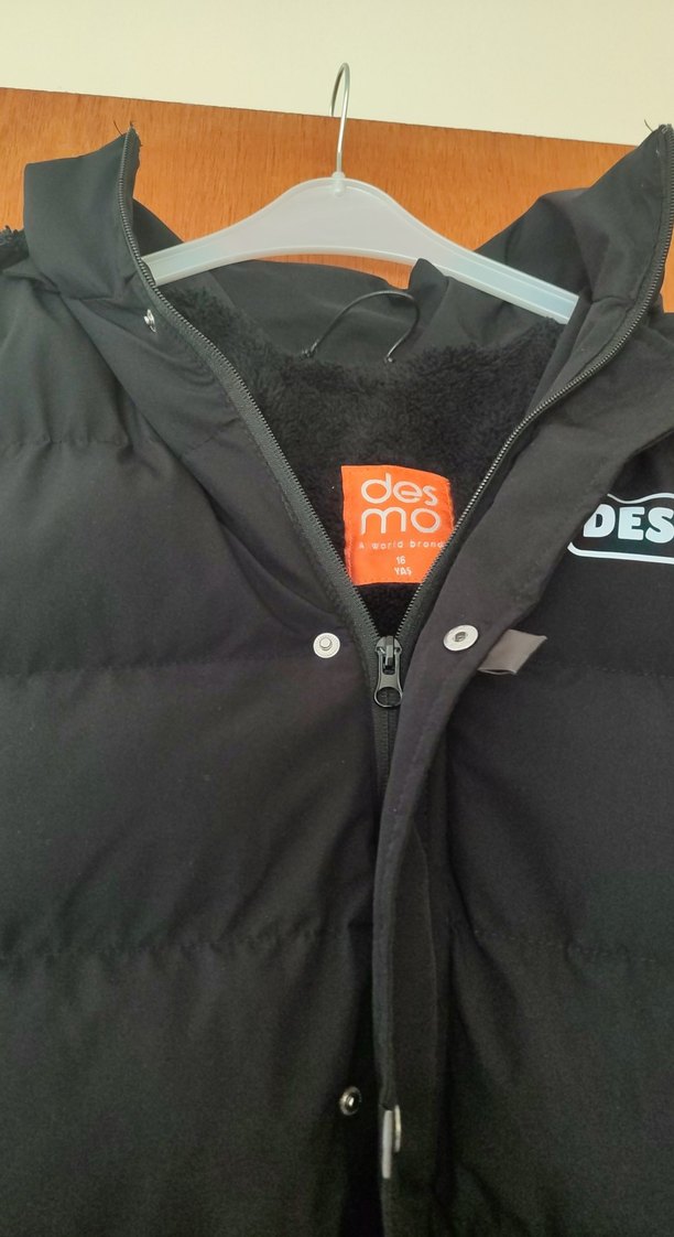 Siyah Mini erkek çocuk Kışlık Mont DESMO - Görsel 2