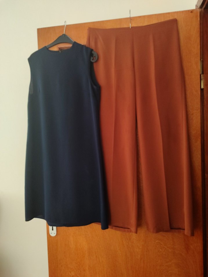 kiremit rengi içli dışlı pantolon takım - Görsel 3