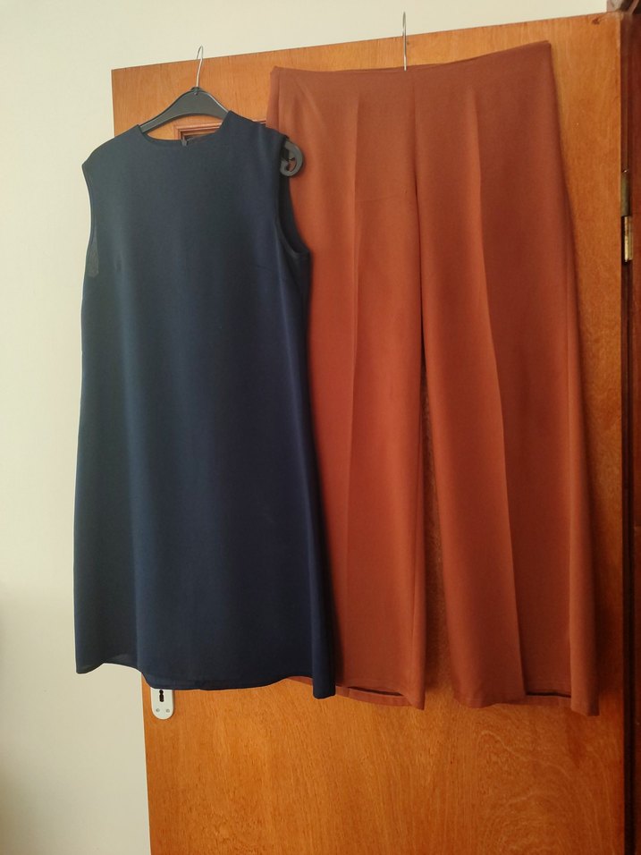 kiremit rengi içli dışlı pantolon takım - Görsel 5