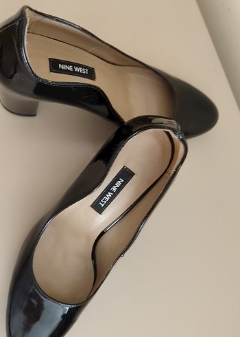 Siyah Rugan Stiletto Topuklu Kadın Ayakkabı - Görsel 10