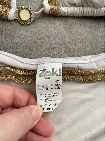 xl Beden Zeki triko Kadın bikini takımı 42