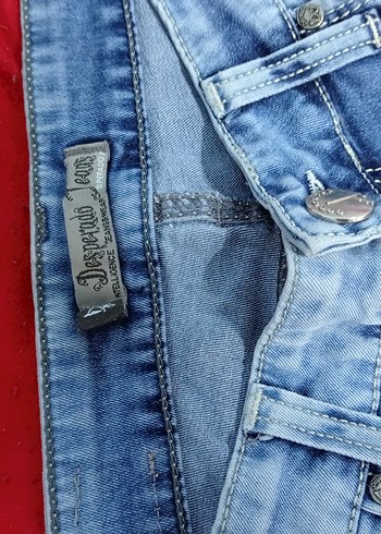 Diğer Mavi Kadın Midi Boy Yırtık Denim Jean