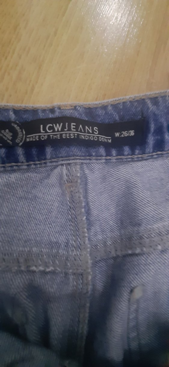 Kadın Mavi Salaş Midi Denim Pantolon - Görsel 3