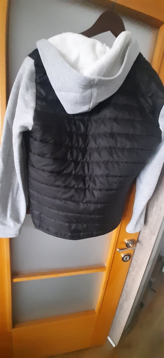 Düğmeli  Kapsulonlu Gri Erkek Midi Ceket - Görsel 4