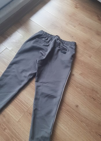 Haki bel Bantlı Rahat Kadın Eşofman Altı - Görsel 3