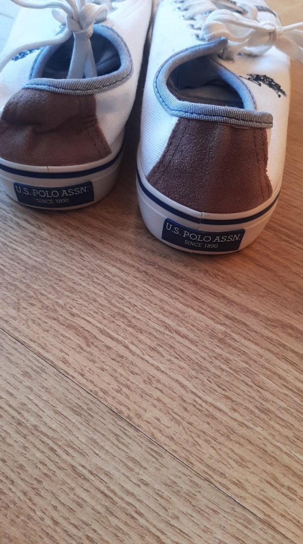 Kadın Beyaz US Polo Spor Ayakkabı - Görsel 3