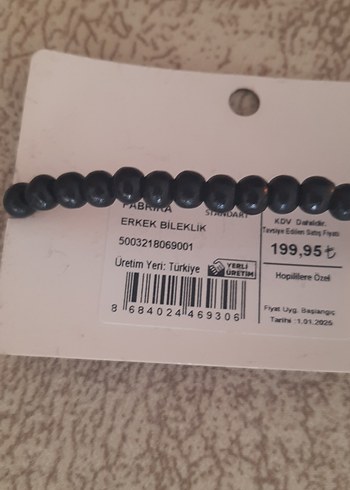 Siyah Bohem Erkek Bileklik