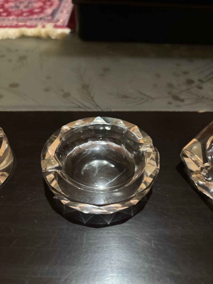 Üçlü Kristal Küllük Seti - Görsel 4
