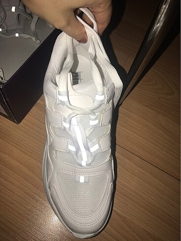 38 Beden beyaz Renk yüksek taban spor ayakkabı