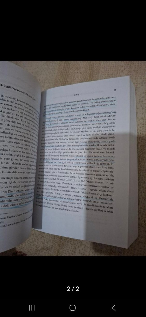 İslam Mezhepleri Tarihi Kitabı - Görsel 2