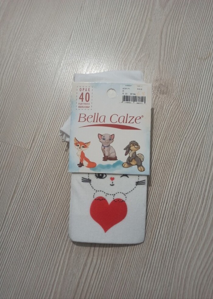 6-8 YAŞ DÜZ BEYAZ MUZ ÇORAP  - Görsel 2