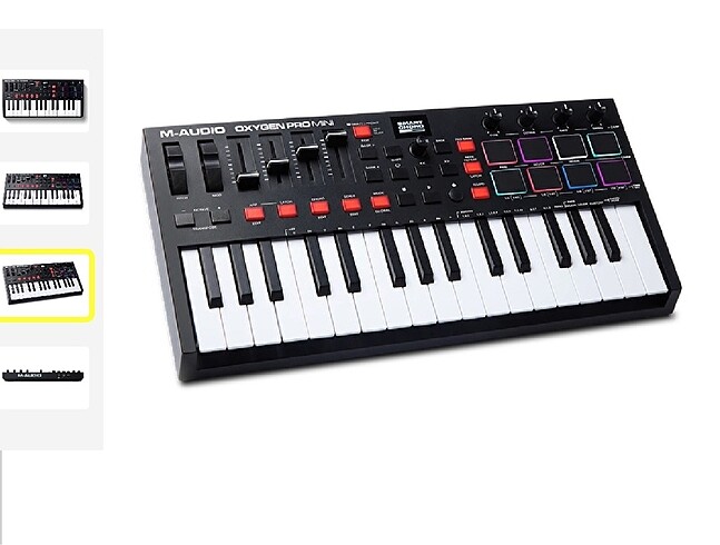 M-AUDIO OXYGENPROMINI / 32 Tuş MIDI Klavye