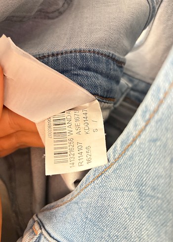 Açık Mavi Denim Mini Salopet mavi marka orijinal - Görsel 5
