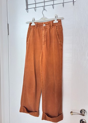 Kadın Kahverengi Bol Kesim Pantolon24 beden - Görsel 2
