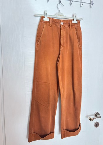 Kadın Kahverengi Bol Kesim Pantolon24 beden - Görsel 3
