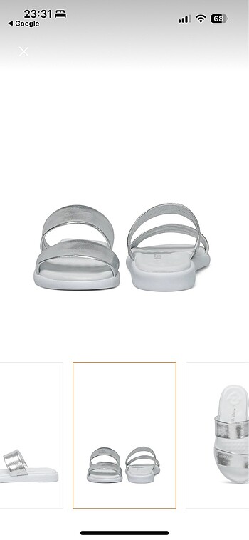 36 Beden gri Renk Orijinal nine west terlik