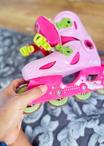 28 Beden pembe Renk Pembe Kız Çocuk Pateni decathlon 28-29-30 numara