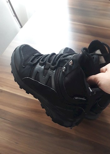 Siyah Bağcıklı Erkek Outdoor Spor Ayakkabı