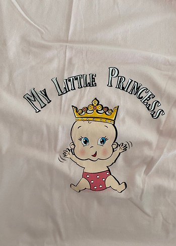 Pembe Baskılı Hamile Tişörtü - Görsel 3