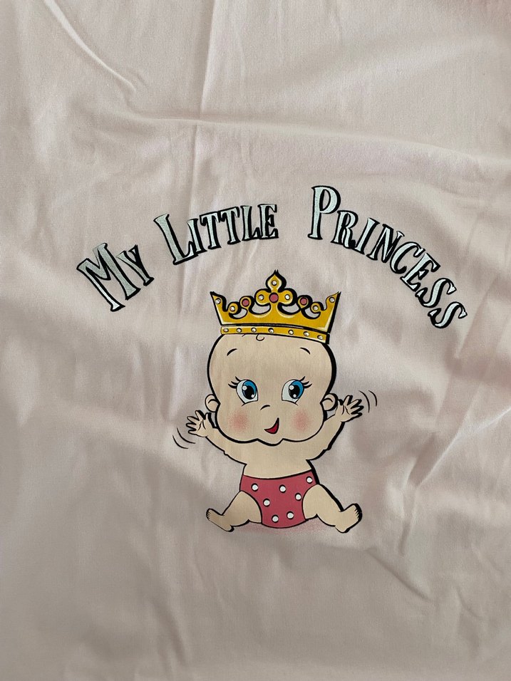 Pembe Baskılı Hamile Tişörtü - Görsel 3