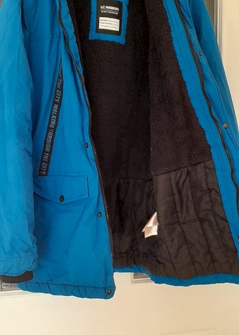 Erkek Çocuk Mavi Fermuarlı mont - Görsel 3