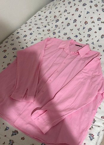 Trendyomilla pembe gömlek oembe