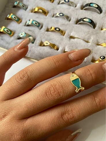 Zen Diamond Gold Balık Yüzük