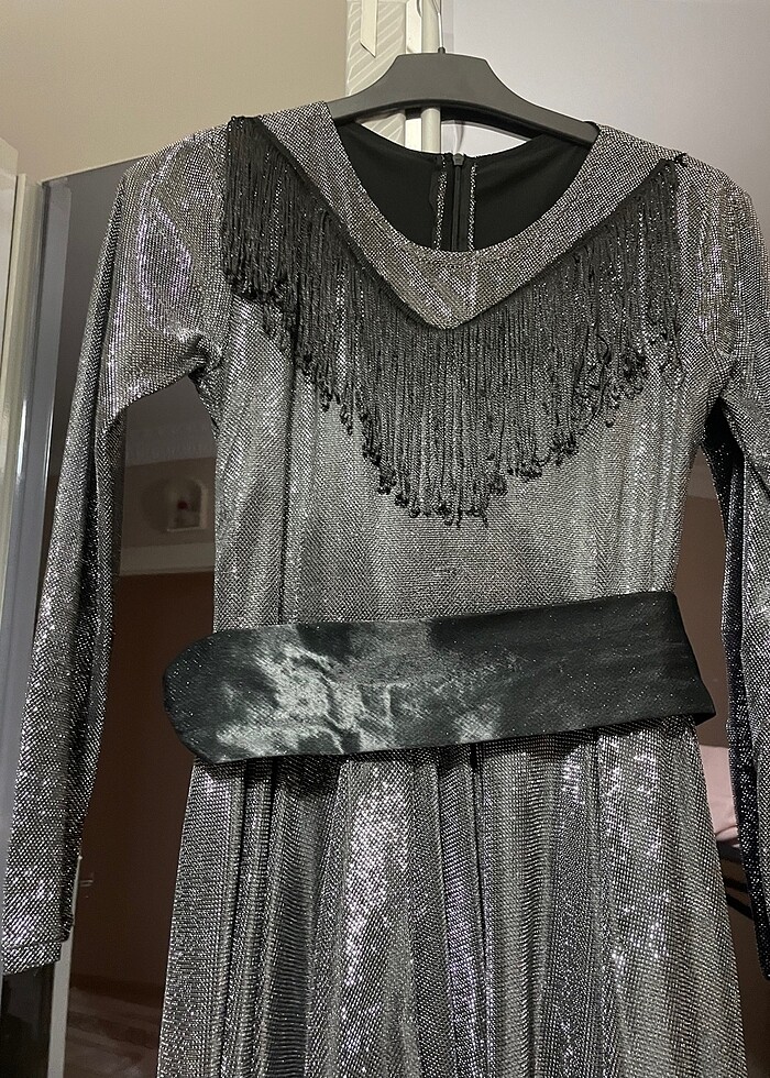 Tesettür özel dikim abiye - Görsel 3