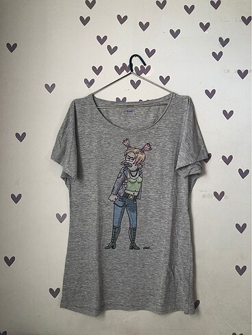 Mavi jeans salaş tişört