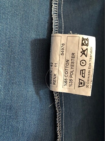 xl Beden Kayra uzun kot ceket