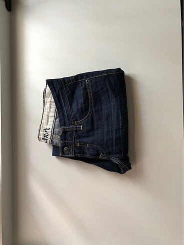 diğer Beden Mavi jeans kapri şort