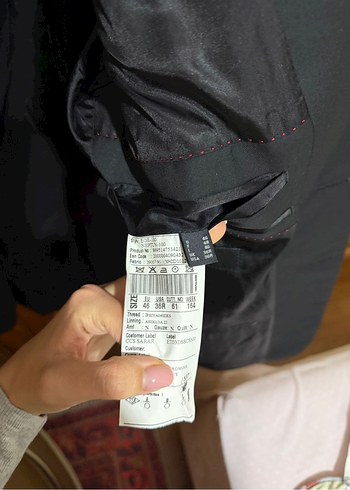 CCS Sarar Siyah Erkek Ceket - Görsel 4