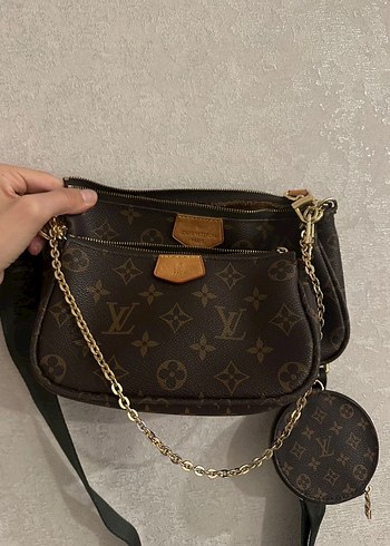 Louis Vuitton Multi Pochette modeli birebir çanta - Görsel 3