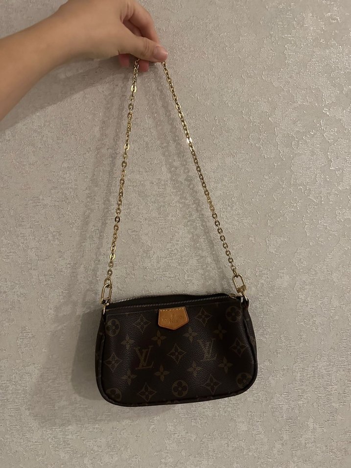 Louis Vuitton Multi Pochette modeli birebir çanta - Görsel 4