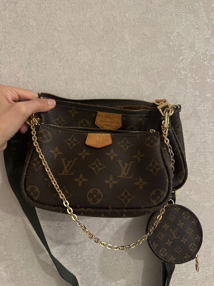 Louis Vuitton Multi Pochette modeli birebir çanta - Görsel 3