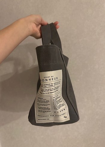 Bonheur Tote Bag - Görsel 2