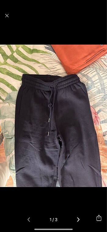 H&M lacivert eşofman altı