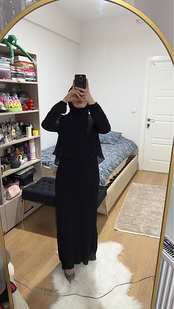 Diğer Siyah Tesettür Elbise