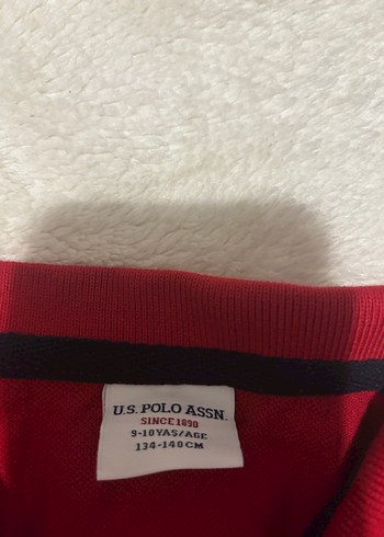 U.S Polo Assn. Uspa Kırmızı Erkek Çocuk Uzun Kollu Polo Tişört