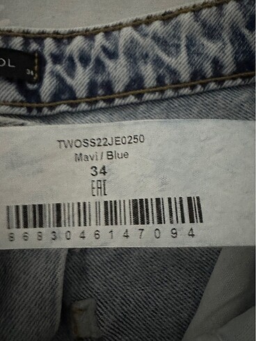 xs Beden mavi Renk ty jeans