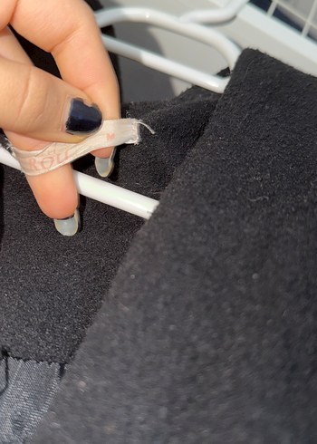 Siyah Uzun Kaban - Görsel 3