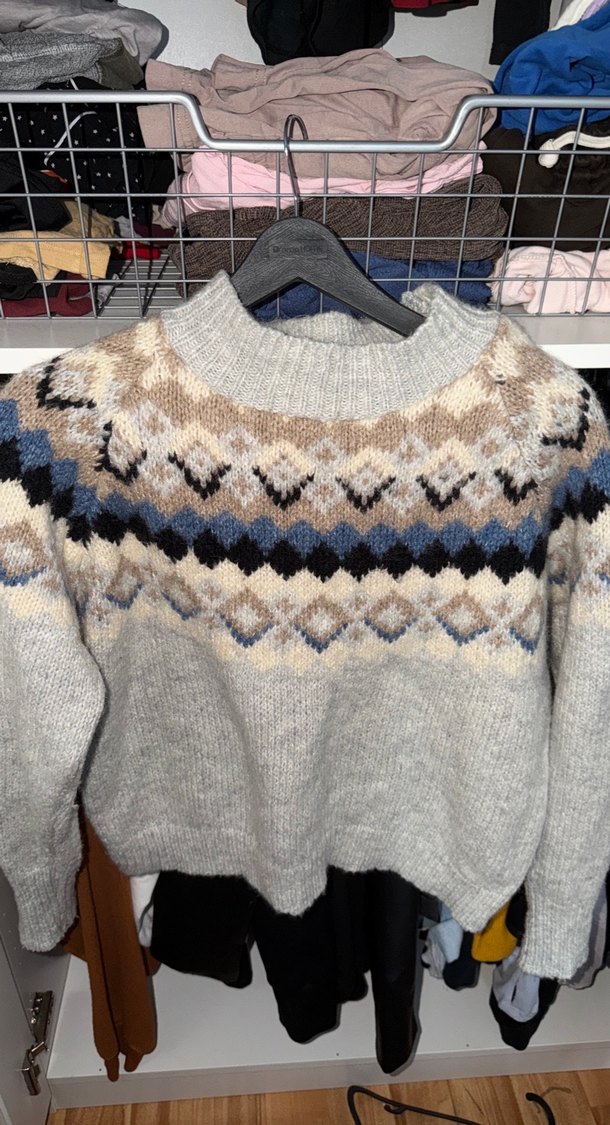 Desenli kazak - Görsel 2