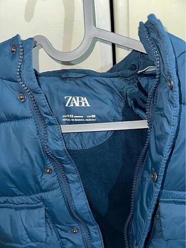 9-12 Ay Beden Zara erkek çocuk mont 9-12 aylık mavi