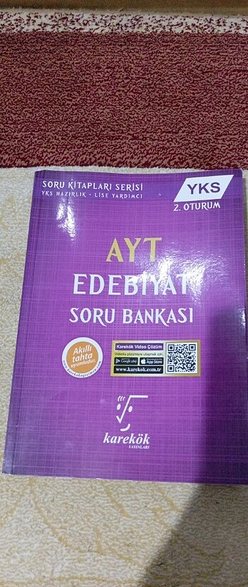 Karekök yayınları AYT edebiyat soru bankası 