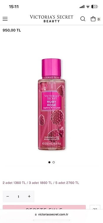  Beden Renk victoria secret ruby rose
