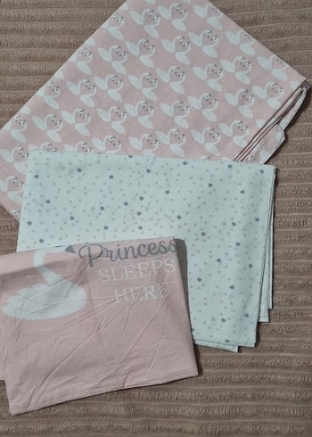 Pembe Desenli Çocuk Uyku Seti - Görsel 2