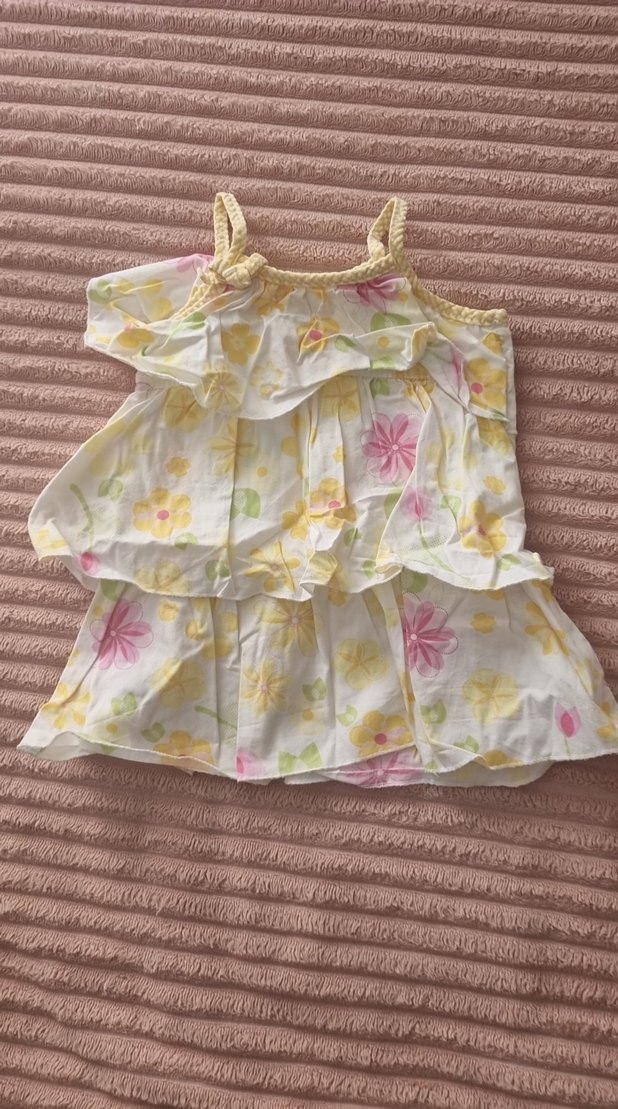 Kız Bebek Fırfırlı Kolsuz Çoklu Elbise Seti - Görsel 2